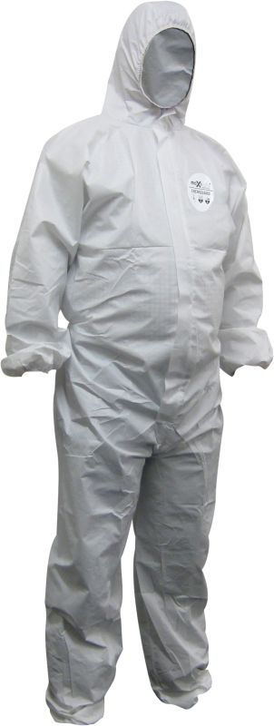 Maxisafe Chemguard White SMS Coveralls Type 5/6