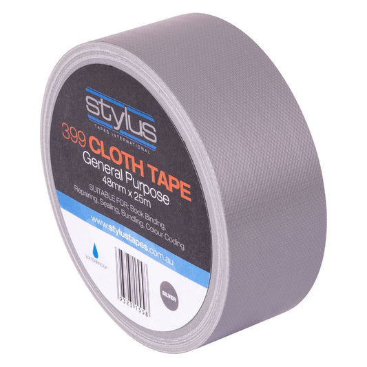 Stylus 398 Cloth Tape Silver 48mm