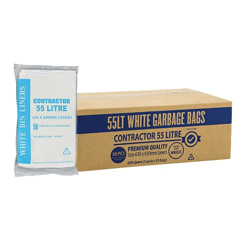Austar Contractor Garbage Bin Liner 55L