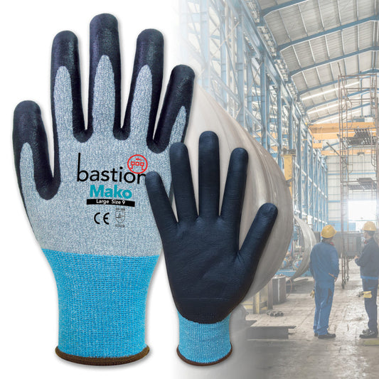 Bastion Mako Cut-3 Nitrile Gloves