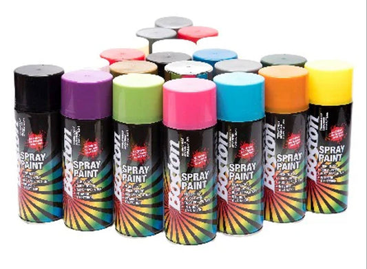 Boston Spray Paint 250gm Various Colours & Finishes