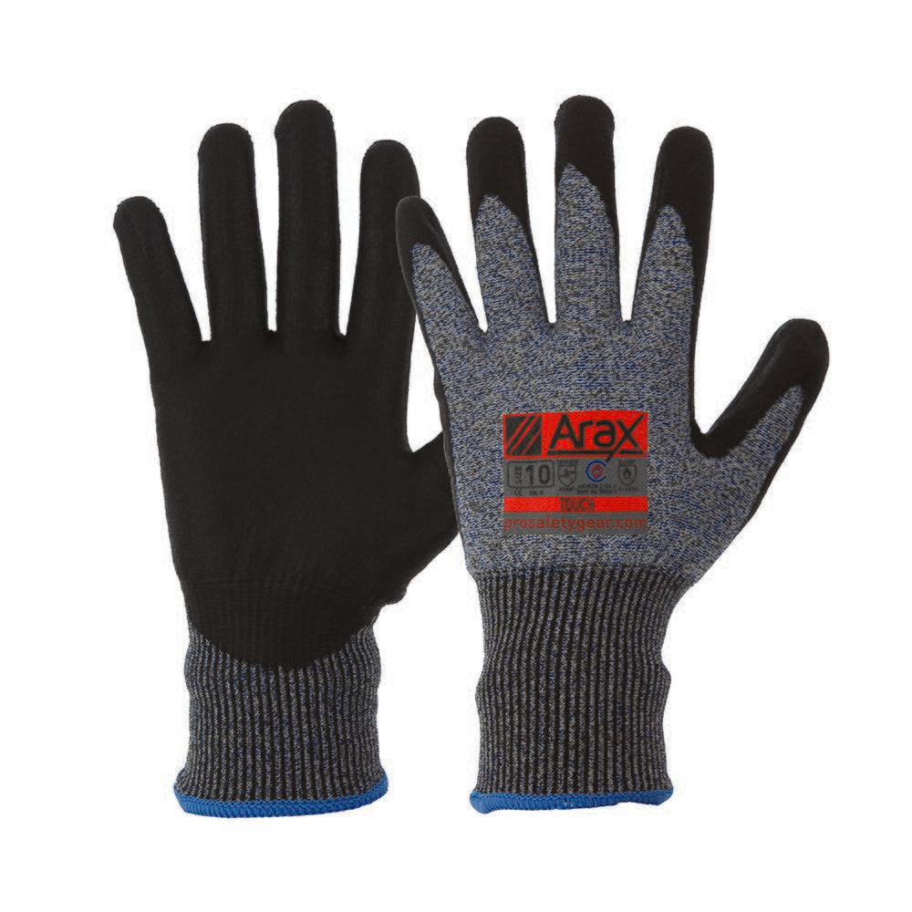 Pro Arax Touch Cut-C PU Dip Gloves