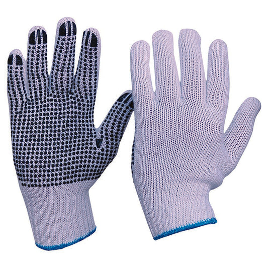 Pro Knitted Poly/Cotton Polka Dots Gloves