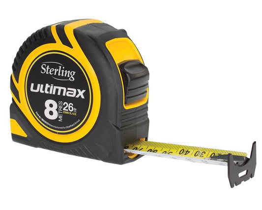 Stirling Ultimax Tape Measure 8m