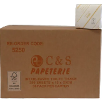 Papeterie 2 ply Interleaved Toilet Paper