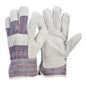 Saferite Candy Stripped Split Leather Gloves